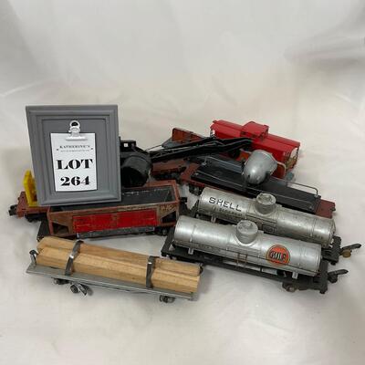 -264- TRAINS | 1950â€™s American Flyer Mixed Train Cars