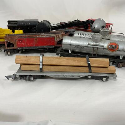 -264- TRAINS | 1950â€™s American Flyer Mixed Train Cars