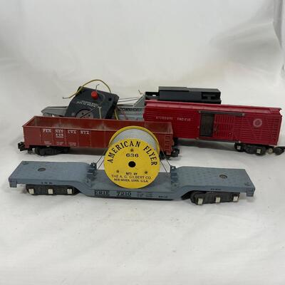 -265- TRAINS | 1950â€™s American Flyer Mixed Train Cars