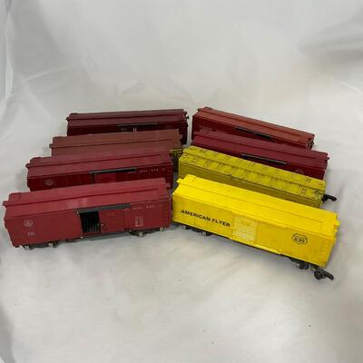 -266- TRAINS | 1950â€™s American Flyer Box Cars