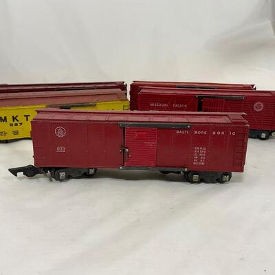 -266- TRAINS | 1950â€™s American Flyer Box Cars