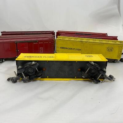 -266- TRAINS | 1950â€™s American Flyer Box Cars