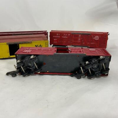 -266- TRAINS | 1950â€™s American Flyer Box Cars