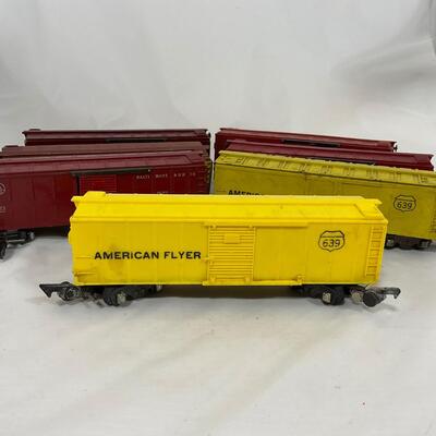 -266- TRAINS | 1950â€™s American Flyer Box Cars