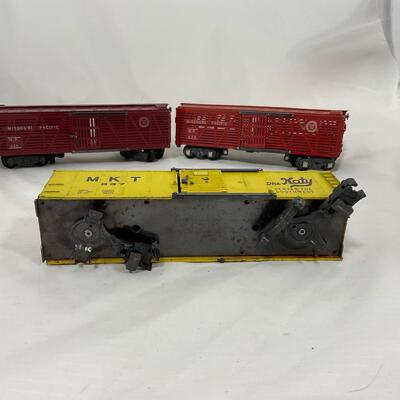 -266- TRAINS | 1950â€™s American Flyer Box Cars