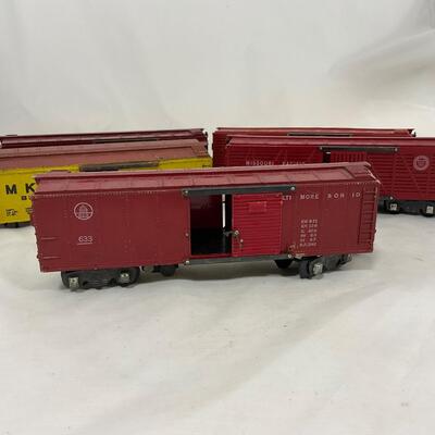 -266- TRAINS | 1950â€™s American Flyer Box Cars