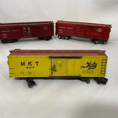 -266- TRAINS | 1950â€™s American Flyer Box Cars