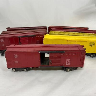 -266- TRAINS | 1950â€™s American Flyer Box Cars