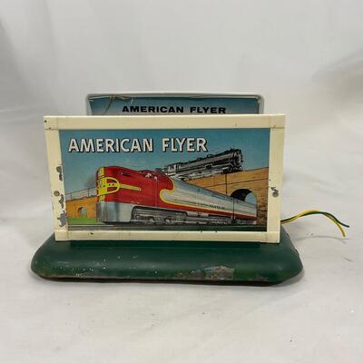 -267- TRAINS |  1950â€™s American Flyer Model Train Billboards