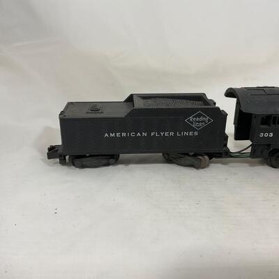 -270- TRAINS | Vintage American Flyer Engine #303 with Tender