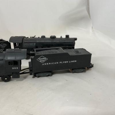 -270- TRAINS | Vintage American Flyer Engine #303 with Tender