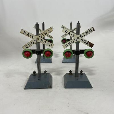 -271- TRAINS | Vintage Model Rail Road Crossing