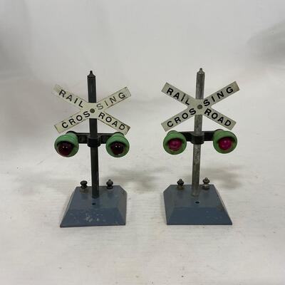 -271- TRAINS | Vintage Model Rail Road Crossing