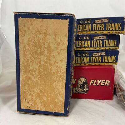 -272- TRAINS | Vintage American Flyer Empty Model Rail Road Boxes