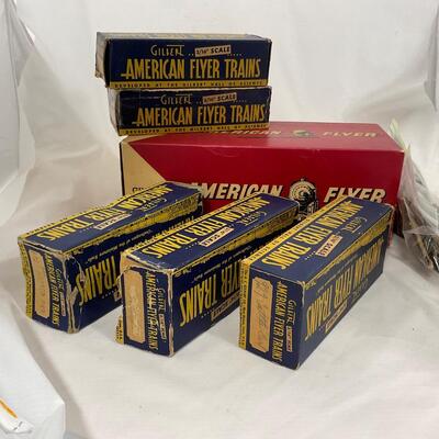 -272- TRAINS | Vintage American Flyer Empty Model Rail Road Boxes