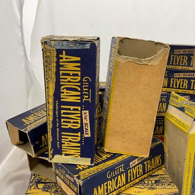 -272- TRAINS | Vintage American Flyer Empty Model Rail Road Boxes