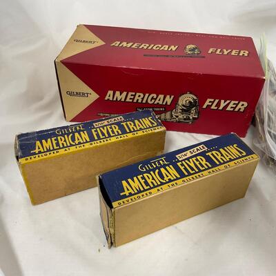 -272- TRAINS | Vintage American Flyer Empty Model Rail Road Boxes