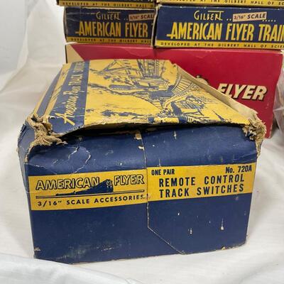 -272- TRAINS | Vintage American Flyer Empty Model Rail Road Boxes