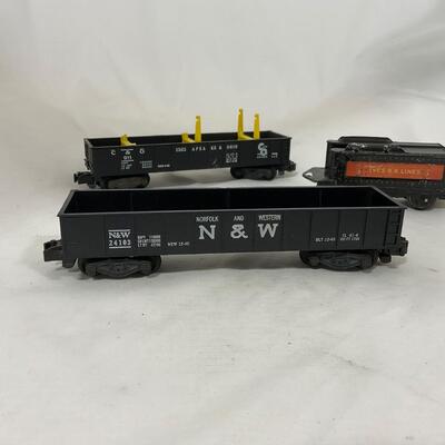 -275- TRAINS | Vintage American Flyer Mixed Train Cars