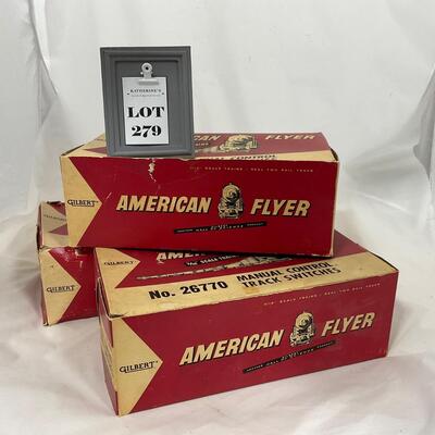 -279- TRAINS | American Flyer Switch Track in Original Boxes