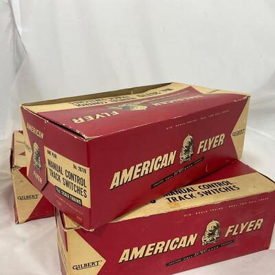 -279- TRAINS | American Flyer Switch Track in Original Boxes