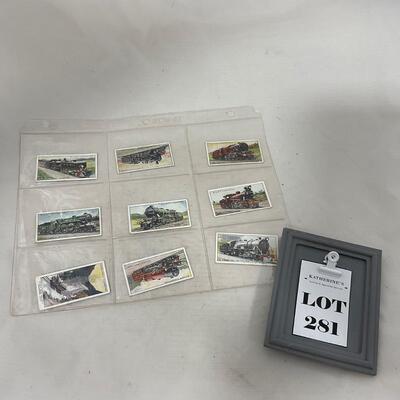 -281- TRAINS | Early 1900â€™s Train Tobacco Cards