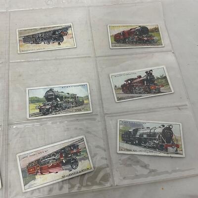 -281- TRAINS | Early 1900â€™s Train Tobacco Cards