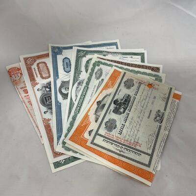 -282- TRAINS | Vintage Rail Road Stock Certificates