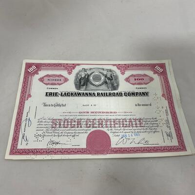 -282- TRAINS | Vintage Rail Road Stock Certificates
