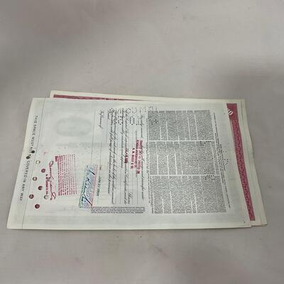 -282- TRAINS | Vintage Rail Road Stock Certificates
