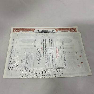 -282- TRAINS | Vintage Rail Road Stock Certificates
