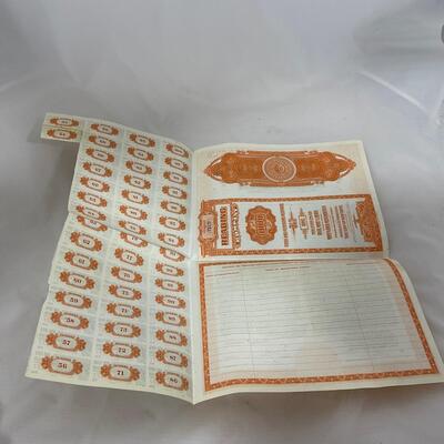 -282- TRAINS | Vintage Rail Road Stock Certificates