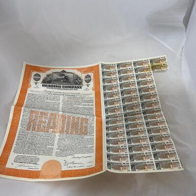 -282- TRAINS | Vintage Rail Road Stock Certificates