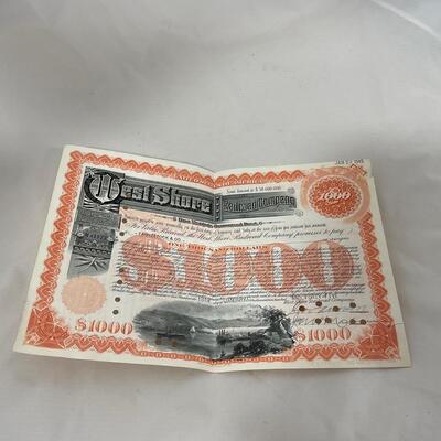 -282- TRAINS | Vintage Rail Road Stock Certificates