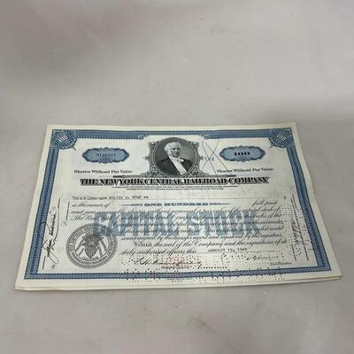 -282- TRAINS | Vintage Rail Road Stock Certificates