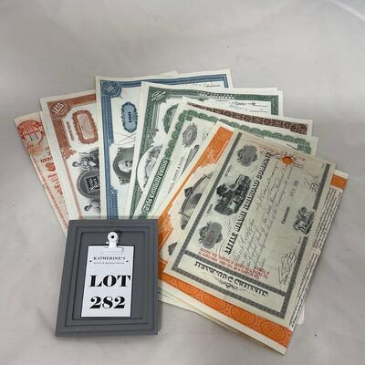 -282- TRAINS | Vintage Rail Road Stock Certificates