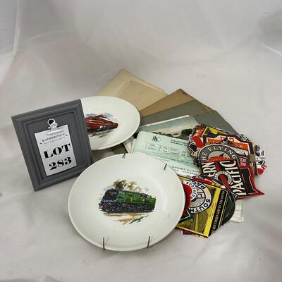 -283- TRAINS | Vintage Rail Road Paper Items