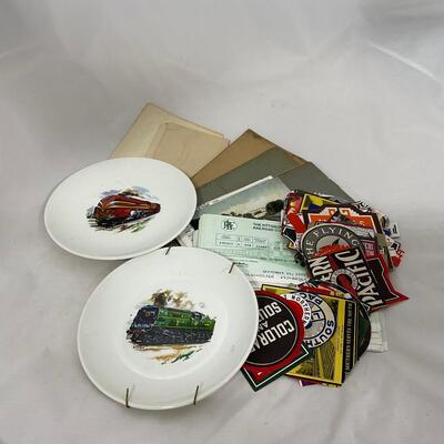 -283- TRAINS | Vintage Rail Road Paper Items