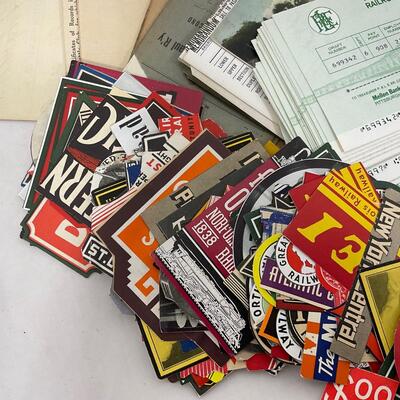 -283- TRAINS | Vintage Rail Road Paper Items