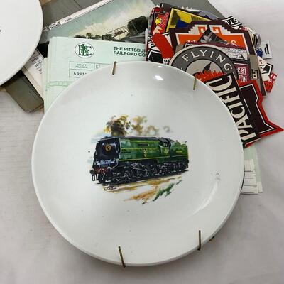 -283- TRAINS | Vintage Rail Road Paper Items