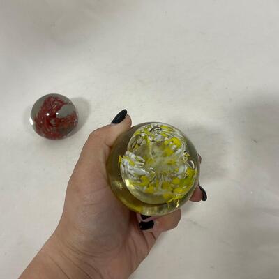 -285- VINTAGE | Glass Paper Weights