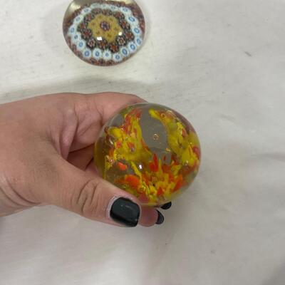 -286- VINTAGE | Glass Paper Weights