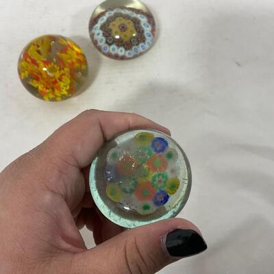 -286- VINTAGE | Glass Paper Weights