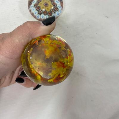 -286- VINTAGE | Glass Paper Weights