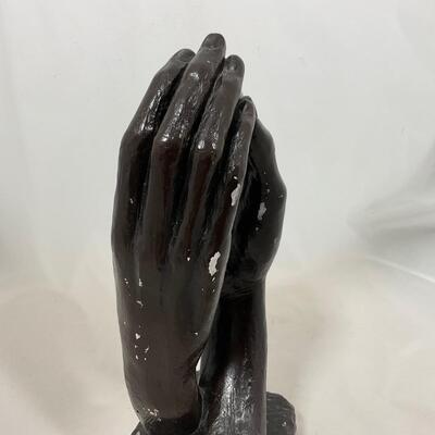 -292- VINTAGE | 1961 Austin Productions Inc Mid Century Modern â€œHandsâ€ Sculpture