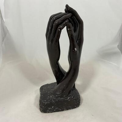 -292- VINTAGE | 1961 Austin Productions Inc Mid Century Modern â€œHandsâ€ Sculpture