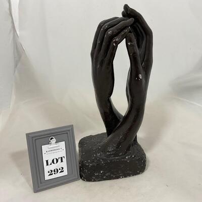 -292- VINTAGE | 1961 Austin Productions Inc Mid Century Modern â€œHandsâ€ Sculpture