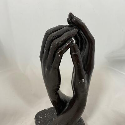 -292- VINTAGE | 1961 Austin Productions Inc Mid Century Modern â€œHandsâ€ Sculpture