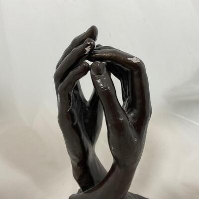 -292- VINTAGE | 1961 Austin Productions Inc Mid Century Modern â€œHandsâ€ Sculpture