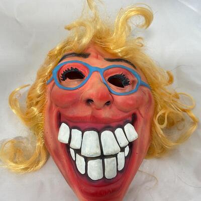 -293- VINTAGE | Latex Spearhead Halloween Masks